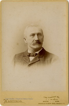 This image is part of the Thompson Family of Canaan Valley Collection. The Thompson family played a large role int he timber industry of Tucker County during the 1800s, and later prospered in the region as farmers, business owners, and prominent members of the Canaan Valley community.Albert Thompson of Philadelphia bought the J. L. Rumbarger Lumber Company, which was the first lumber company in the area of Davis and Canaan Valley. He established the Thompson Lumber Company, which later became the Blackwater Boom and Lumber Company. 