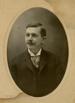 This image is part of the Thompson Family of Canaan Valley Collection. The Thompson family played a large role int he timber industry of Tucker County during the 1800s, and later prospered in the region as farmers, business owners, and prominent members of the Canaan Valley community.George B. Thompson came to Tucker County as part of the Blackwater Boom and Lumber Company, formerly known as the Thompson Lumber Company. He worked there as a secretary and timekeeper until 1907, when the company was bought by Babcock Lumber Company of Pittsburgh, Pennsylvania, as he was then appointed manager.After the mill closed in 1924, George B. Thompson remained in the community as a local business man and served a term as postmaster of Davis. He also served a term in the House of Delegates as the representative from Tucker County. 
