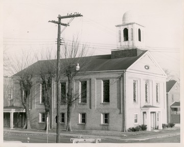 The church began as a Baptist church in 1815, but was reorganized as a Christian, Disciples of Christ, church in 1823.  It's the oldest Disciples of Christ church in the Campbell movement.