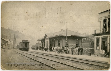 Baltimore and Ohio Railroad Depot in Mannington, WV