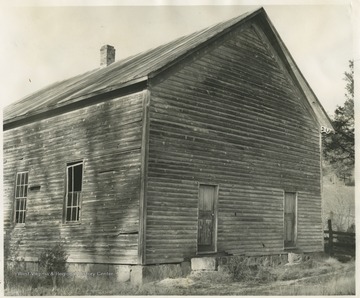 The building is located two miles south of Brandywine, W. Va. The church was established in 1769.