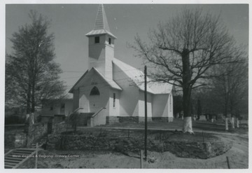 The church was organized before the civil war, though the exact date is unknown. During its history, the building was used for many years by justices of the peace to hold their courts and by public speakers for political meetings. The church also has one of the oldest grave yards in the county where many of the pioneer settlers are buried. 