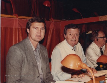 Chick Hearn called the play by play action during the Lakers broadcasts from 1965 until his death in 2002.