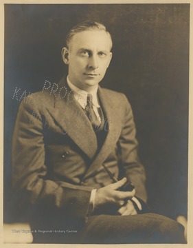 Studio portrait of Pearl S. Buck's second husband.