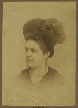 Portrait of an unidentified female Jollife family member. 