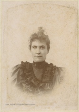 Portrait of a woman identified as a Jollife relative. 