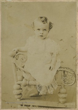 Portrait of baby Morton. 
