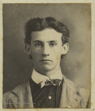 Portrait of Cox at the age of 19. He later moved to Baltimore, Maryland. 