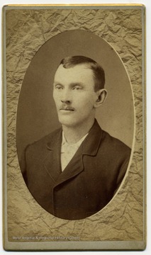 Portrait of male from the Courtney family, distant relatives of Blanche Lazzell.