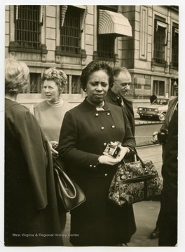 Victorine Louistall visiting Amsterdam in 1968.
