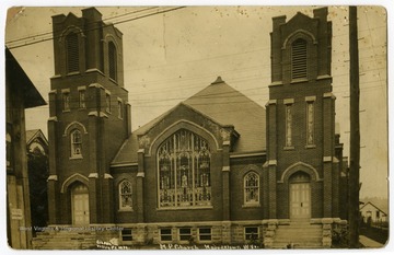 Now the Spruce Street United Methodist Church, the church stands on the corner of Spruce and Fayette Streets. 