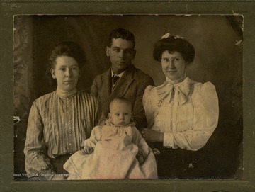 From left to right; Cora, Ingram, Pifer. Baby: Leslie Lemon.