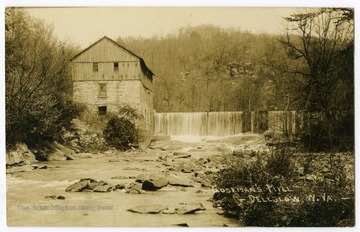 A view of Guseman's Mill, located on Decker's Creek in Dellslow, near Morgantown, W. Va.