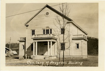 "Century of Progress" buildings were displayed as part of the 1933 Chicago World's Fair. West Virginia was represented at the fair.