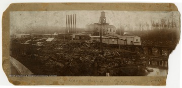 A view of the West Virginia Pulp and Paper Company's mill in Davis, W. Va. 