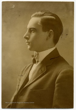 Portrait of unidentified young man, likely Pearl Buck's brother. 