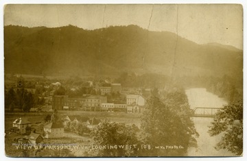 A view of Parsons, W. Va., looking west. 