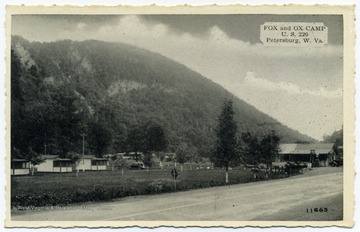 Fox and Ox Camp viewed from U. S. Route 220.