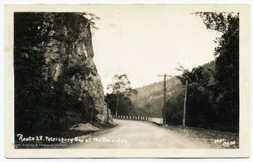 Petersburg Gap is the location of Picture Rocks, a rock formation that resembles a fox and an ox. 