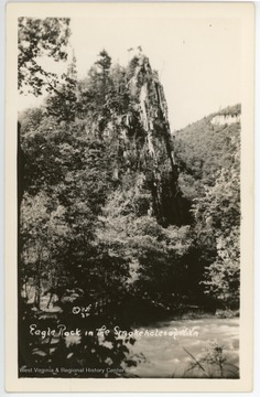 "Smoke Holes" refers to the Smoke Hole Canyon, a 20 mile gorge carved by the South Branch Potomac River in Spruce Knob-Seneca Rocks National Recreation Area. 