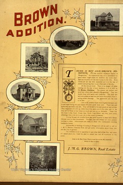 Taken in 1903. Brown Addition ad.