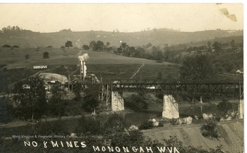 Postcard of Monongah Mine No.8.