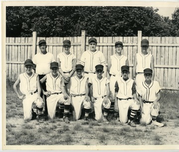 The 'American Cleaners" baseball team in Morgantown, West Virginia.