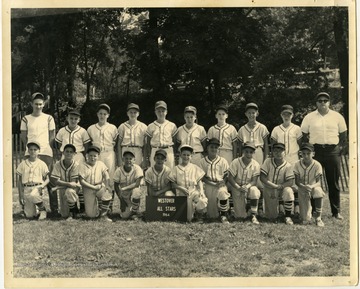 The members of the 1964 Westover Little League All-Star baseball team.