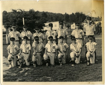 The "VFW" Little League baseball team.
