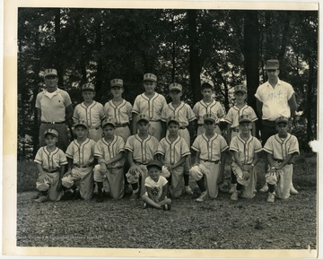 The members of the 1964 "SF" Little League baseball team.